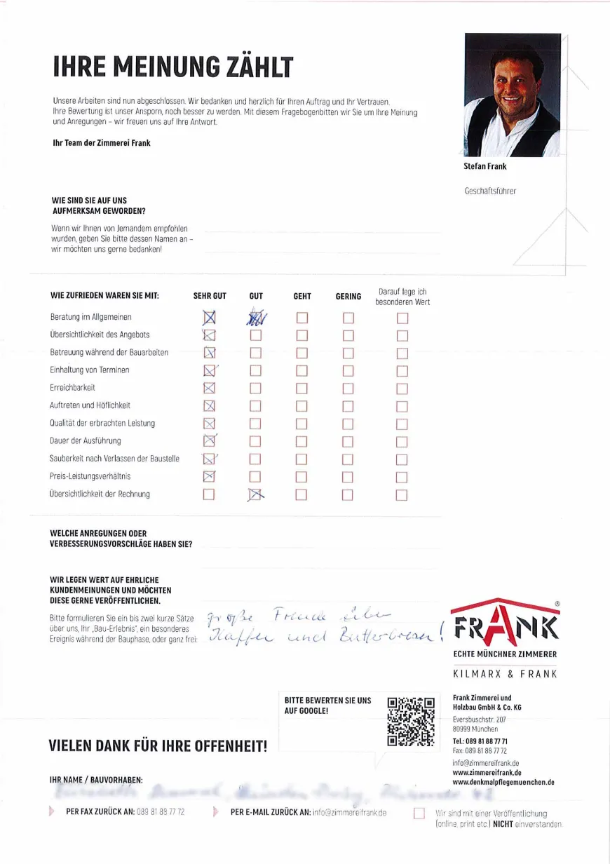 Kundenfeedback